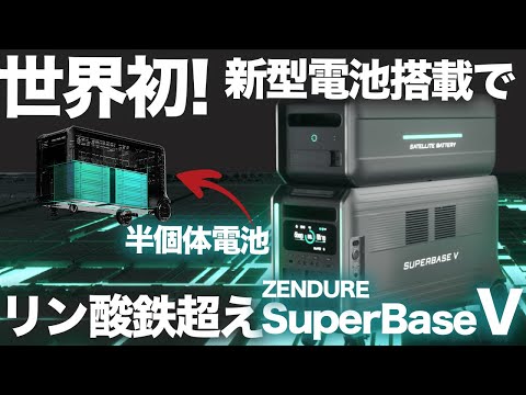【日本上陸！】元自動車メーカーが解説する新型ポータブル電源。ZendureSuperBase5 /Zendure/Ecoflow/Jackery/Bluettie