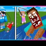 なんでも釣れるマインクラフトで釣り勝負😊🎣【 マイクラ / Minecraft  】