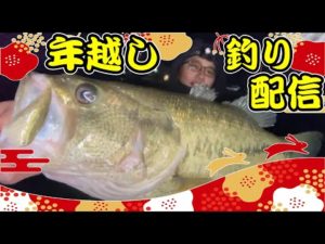 2022年釣り納め〜2023年初釣りまで、年越しバス釣りライブ。ネコソギDSRで釣れたよー