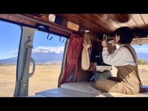 駐車場で過ごすコンパクトな生活。静岡旅２日間。釣りもした。