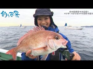 【釣り百景】#476 冬の東京湾で大奮闘！マアジ・マダイをコマセ釣りで狙う