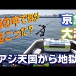【ボート釣り】京急大津・アジ＆泳がせ釣り　アジ絶好調でスタートするも突如大津の海から消えてしまった！ヤマダ電機沖のポイント伝授