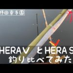 期待の新竿 HERA VとHERA S 釣り比べてみました