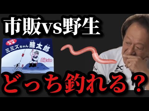 【村田基】市販と野生のミミズはどちらが良く釣れる？【村田基切り抜き】