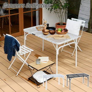 【P10倍 4/17 9:59迄】120×60cm アウトドアテーブル 折りたたみ 大きい 高さ2段階 タフライト メッシュテーブル TLT-1260 レジャーテーブル 折りたたみテーブル キャンプ 山善 YAMAZEN キャンパーズコレクション 【送料無料】