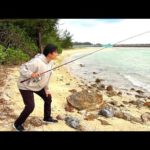 釣れそうだから弟にルアー投げさせると…