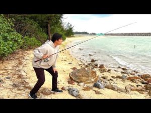 釣れそうだから弟にルアー投げさせると…