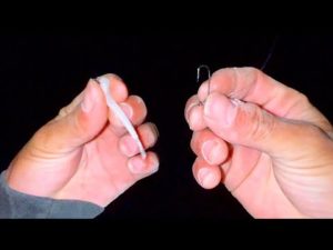 小さなワームは大きな魚が釣れてしまいます。