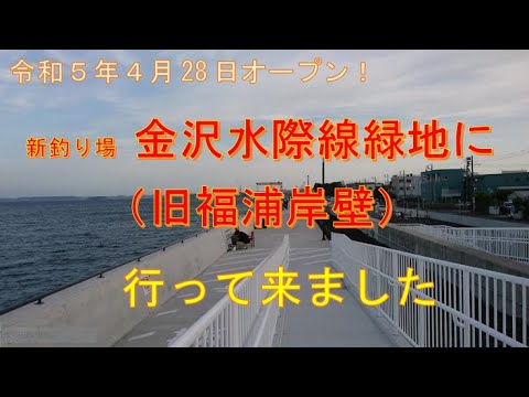 金沢水際線緑地（旧福浦岸壁）釣り再開です！