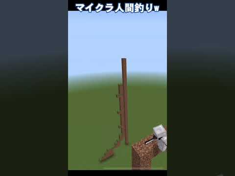 マイクラ人間釣りw