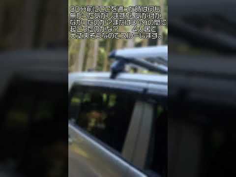 林道ツーリング中に河原で釣り人が？　#Shorts