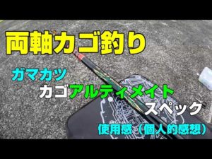 両軸カゴ釣り　「アルティメイトスペック」使用感（個人的感想）