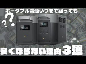 【今買えばお得!】EcoFlow新製品DELTA 2 Maxを元自動車メーカー勤務の技術者が解説します。