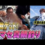 【コマセ真鯛釣り】あの人が新竿入魂成功！不調のあきらは・・・【とび島丸】