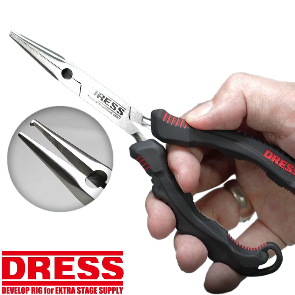 【700円クーポン配布+楽天カードP5倍】DRESS ドレス ステンレスプライヤー[S] 釣り フィッシング アングラー バサー ライラクス Laylax 4571443160614