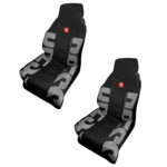 【6/4~楽天スーパーSALE!最大P44倍】【2個セット】DRESS 防水シートカバー 車用座席カバー 簡単装着 レインウェアやウェーダーのまま乗車可能 海水浴 水着 ペット サバゲー カーシートカバー アウトドア キャンプ 釣り 防汚 汚れ 運転席 助手席 子供 子ども