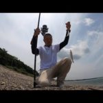 がま投アルティメイトスペックで渥美半島釣行！キスの投げ釣り！