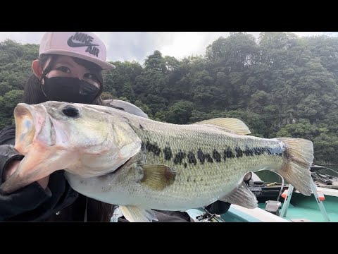 【釣りガール】相模湖バス釣りLIVE