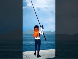 【shorts】釣りのハプニングもバーチャルの世界なら余裕 #彩まよい #vrchat
