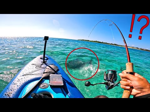 【離島sup釣り】大物連発で竿がブチ曲がる