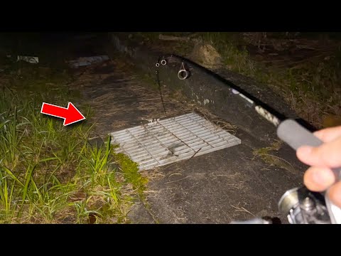 【穴釣り】近所の側溝で釣りしたらヤバすぎた
