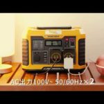 TogoPower ADVANCE 900LFP リン酸鉄ポータブル電源ー室内編