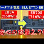 バッテリー残量の不安から解放される！大容量ポータブル電源BLUETTI・EB70Sをじっくりレビューするよ