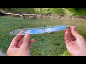 こんなルアーで釣れるわけないやろってwwww ……え、嘘やろ!!?