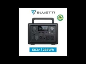 BLUETTI ポータブル電源 EB3A 268 8Wh 12,000mAh 家庭用 蓄電池 発電機 ポータブルバッテリー 1時間フル急速充電 アプリ対応 AC出力600Wリフト1200W リン酸鉄2