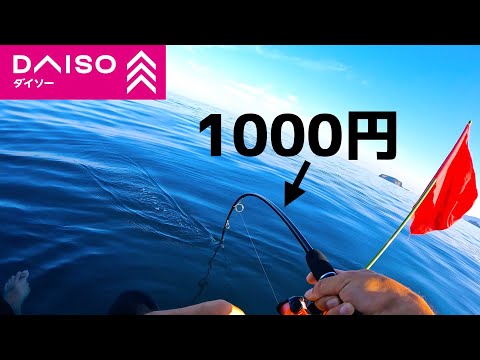 [釣り車中泊] ダイソー1000円ロッドがブチ曲がる！真夏の海で激ウマの魚を連発