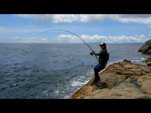 大時化の離島で大型回遊魚が爆釣。さらにドラグが止まらない化け物が…。