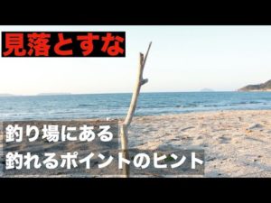 見落とすな！先人が残した釣れるポイントのヒント