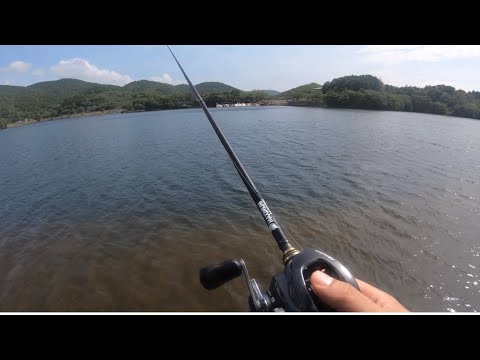 【夏バス釣り】最難関のリザーバーにリベンジした結果…