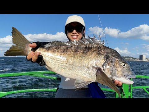 ゲーマー女子の本気の釣りを見て欲しい。海釣り公園の王者を仕留めたぞ
