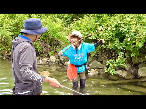妻とウナギ穴釣りに行って良かった。初挑戦で最高の瞬間を味わうことに‼️