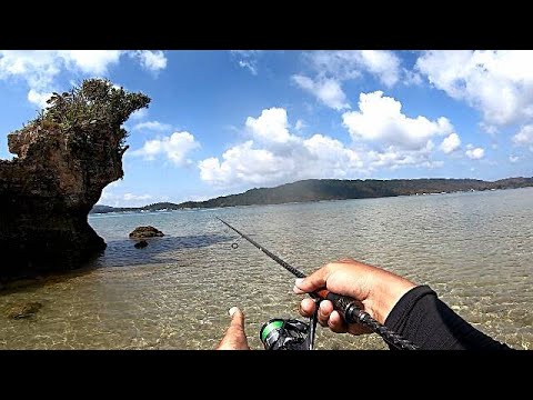 青い空！青い海！最高な天気に釣りしたら渋かった！【沖縄ルアー】