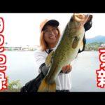 めがね釣りガールがとうとうデカバス釣った！！