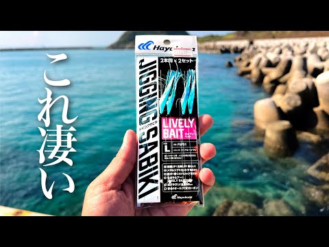ジグサビキを港で使ったら驚きの釣果に！