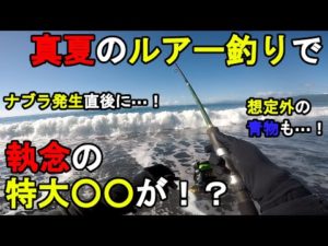 【神奈川県某所】真夏のルアー釣りで執念の特大〇〇が!?夏休み期間中に関東地方の相模湾に面しているドン深になっている砂浜(サーフ)でとあるターゲットを狙って数日間釣りしてみたら…!【2023年8月上旬】