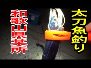 【太刀魚釣り】和歌山県某所にて太刀魚釣りにいってきました！