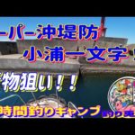 スーパー沖堤防小浦一文字　青物狙い　24時間釣りキャンプ
