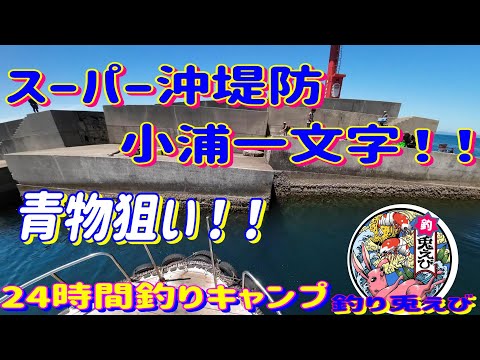 スーパー沖堤防小浦一文字 青物狙い 24時間釣りキャンプ