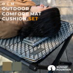 【ふるさと納税】※9/30 23:59受付終了（告示改正の為） SUNDAY MOUNTAIN OCM アウトドアコンフォートマット&クッションマットセット 1セット ブラウン / グレー