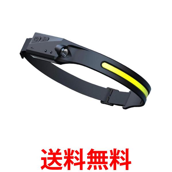LED ヘッドランプ タッチレス センサー搭載 COB XPE 懐中電灯 充電式 強力 広角 LEDライト 夜間作業 夜釣り アウトドア 災害時 (管理S) 送料無料 【SK18786】