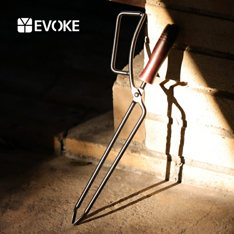 台数限定価格★4日20:00～【EVOKE】火バサミ 火ばさみ 薪ばさみ 炭ばさみ 薪バサミ 焚き火 トング 炭バサミ ファイヤープレーストング 焚火 キャンプ用品 キャンプ アウトドア バーベキュー BBQ