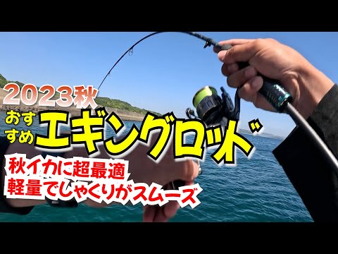 秋おすすめエギングロッドはコレだ！シャクリが楽でアタリもわかって楽しめる‼低～高価格帯までの選ぶべきコスパロッドを紹介