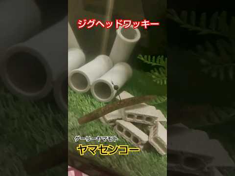 【水中アクション】ヤマセンコー 4インチ  ゲーリーヤマモト ジグヘッドワッキー  バス釣り