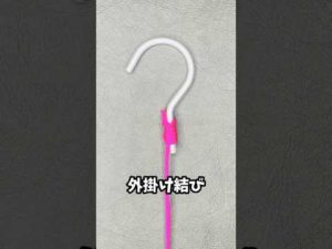様々な釣り方に活用できる初心者でも簡単な針結びの外掛け結びのやり方 #shorts #釣り #つり #ジギング #fishing #クリンチノット #fishing  #knot #FG knot