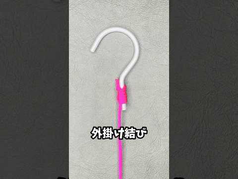 様々な釣り方に活用できる初心者でも簡単な針結びの外掛け結びのやり方 #shorts #釣り #つり #ジギング #fishing #クリンチノット #fishing #knot #FG knot
