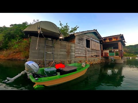 廃墟で快適に釣りしながら生活できるようにしてみたよ！